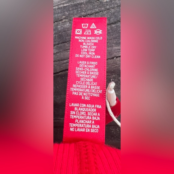 Skims Cotton Rib Red Leggings Comfy Loungewear Casual Long Johns Women’s|Size:M - Picture 14 of 16